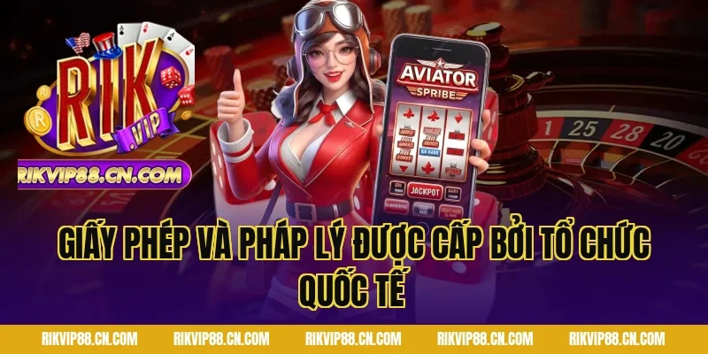 Giấy Phép Và Pháp Lý Được Cấp Bởi Tổ Chức Quốc Tế